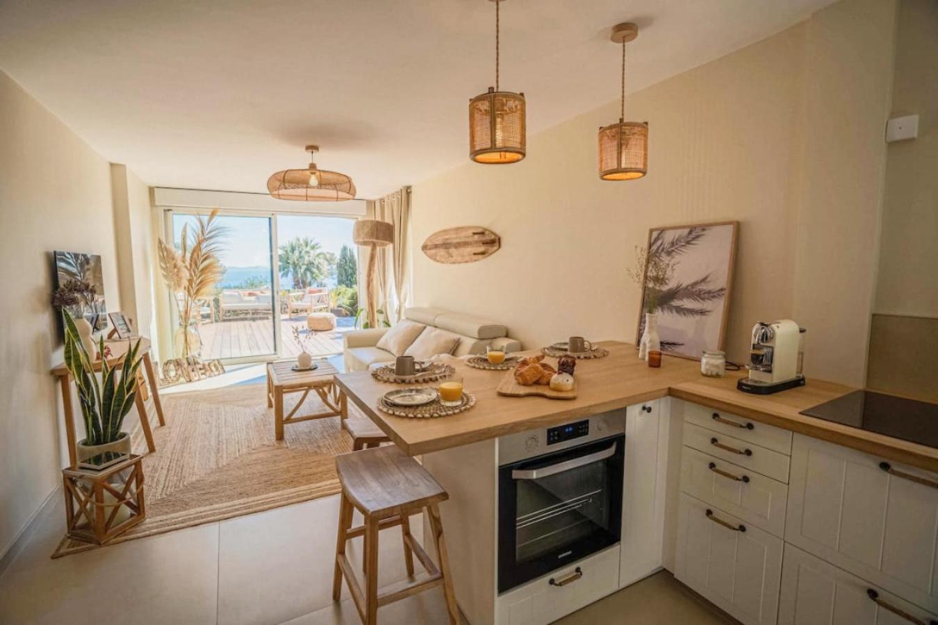 Logement Vue Mer Splendide - Situe A 50 Metres Du Bord De Mer Et 2 Minutes Des Plages - Bandolina Εξωτερικό φωτογραφία